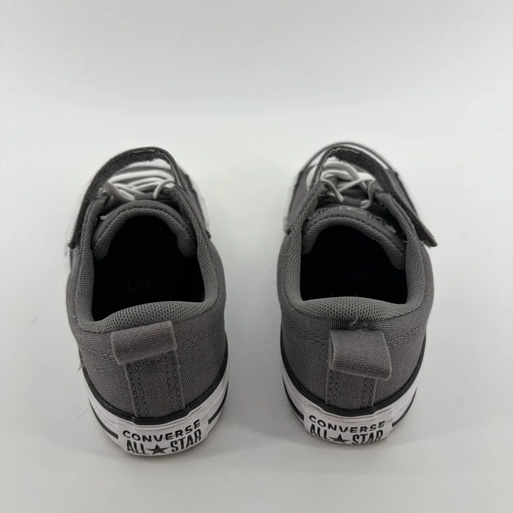 Converse Chuck Taylor All Star Gray Youth 3 Sneakers Hook Loop‎ A09301F